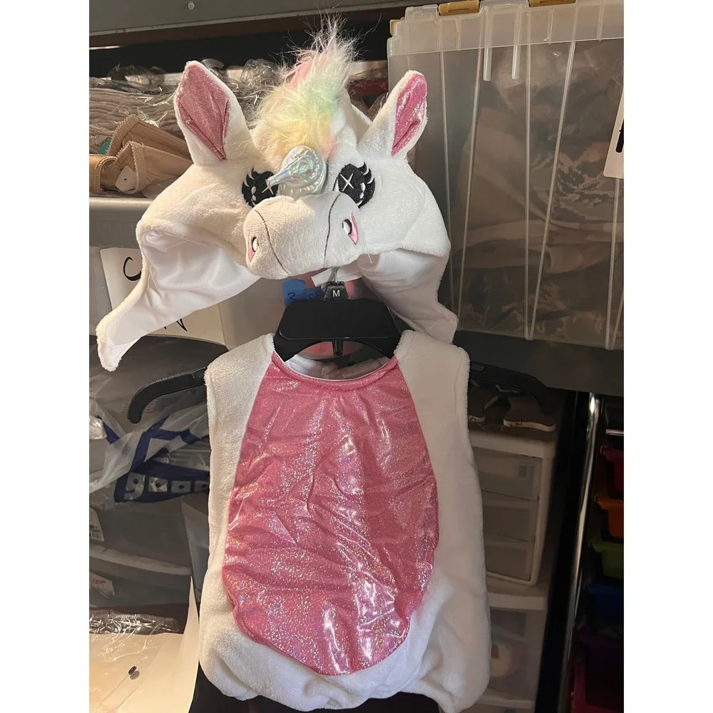 NEW Spirit Baby Unicorn Belly Complete Costume 18-24 months Halloween Dress-Up